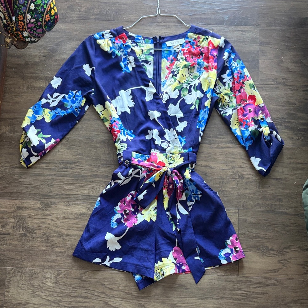 Yumi Kim Floral Tailored Romper